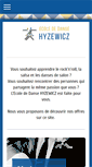 Mobile Screenshot of ecole-danse-hyzewicz.com